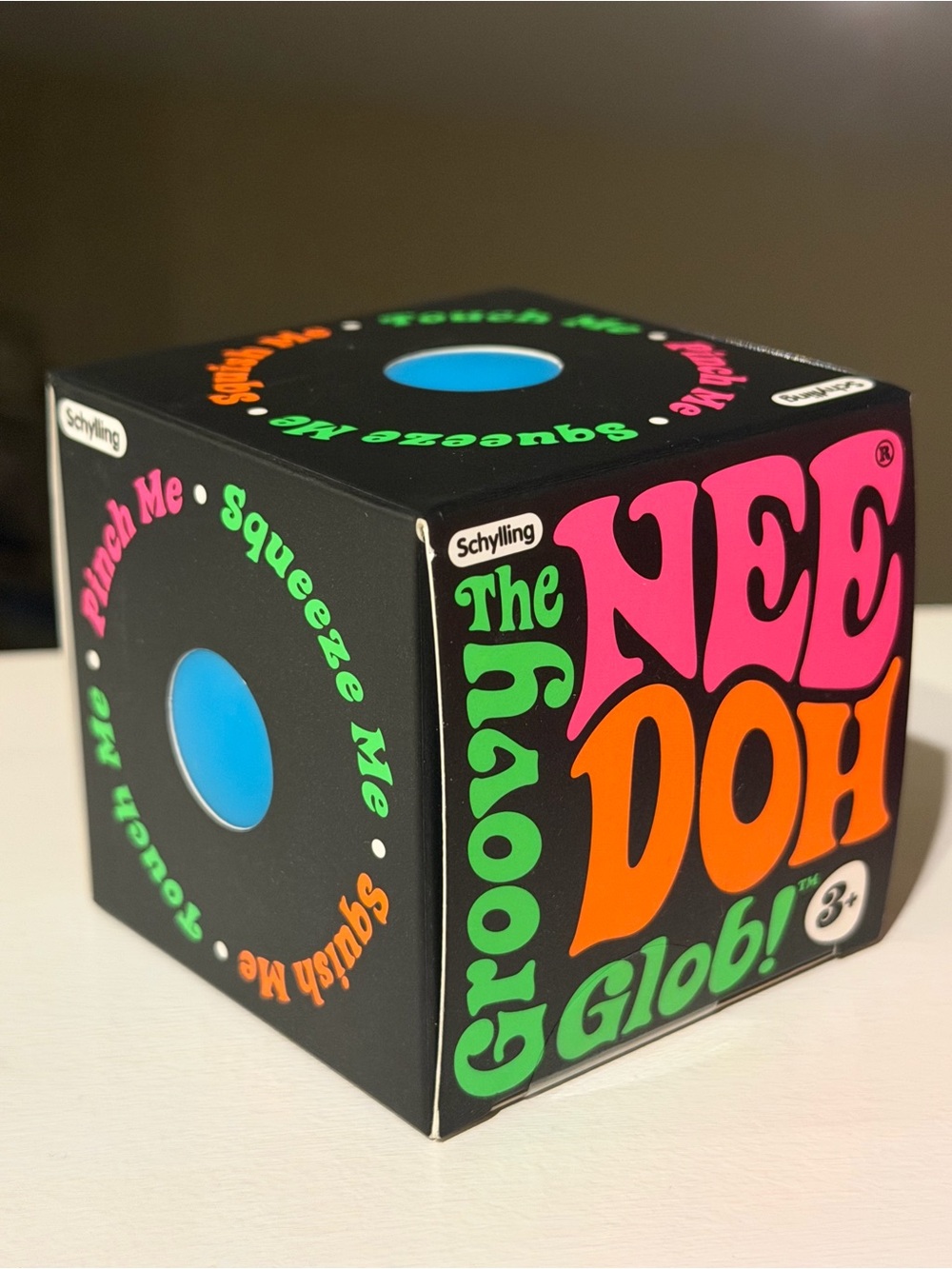 NEE DOH Groovy Glob! BLUE Squeeze Toy - New never opened